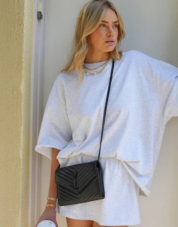 Mason Tee - Grey Marle