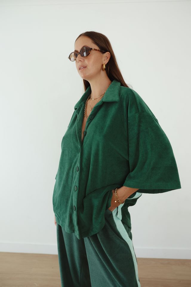 Lucky Day Terry Shirt - Jade