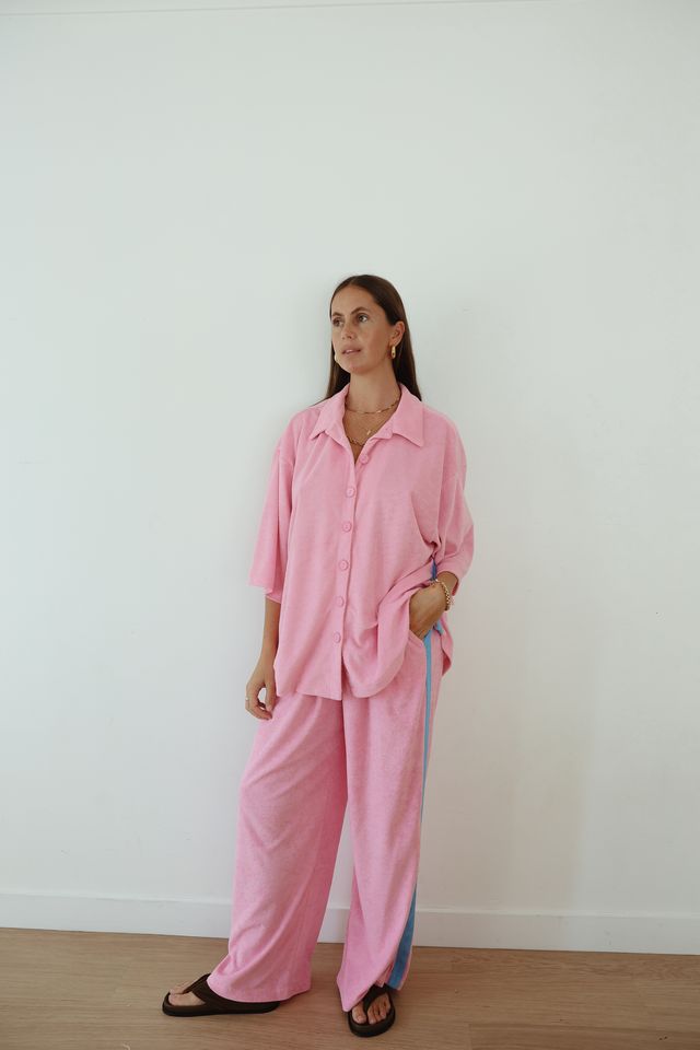 Lucky Day Terry Shirt - Pink