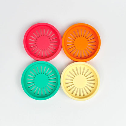 Silicone Shower Steamer Tray / Holder: Turquoise