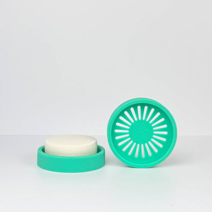 Silicone Shower Steamer Tray / Holder: Turquoise
