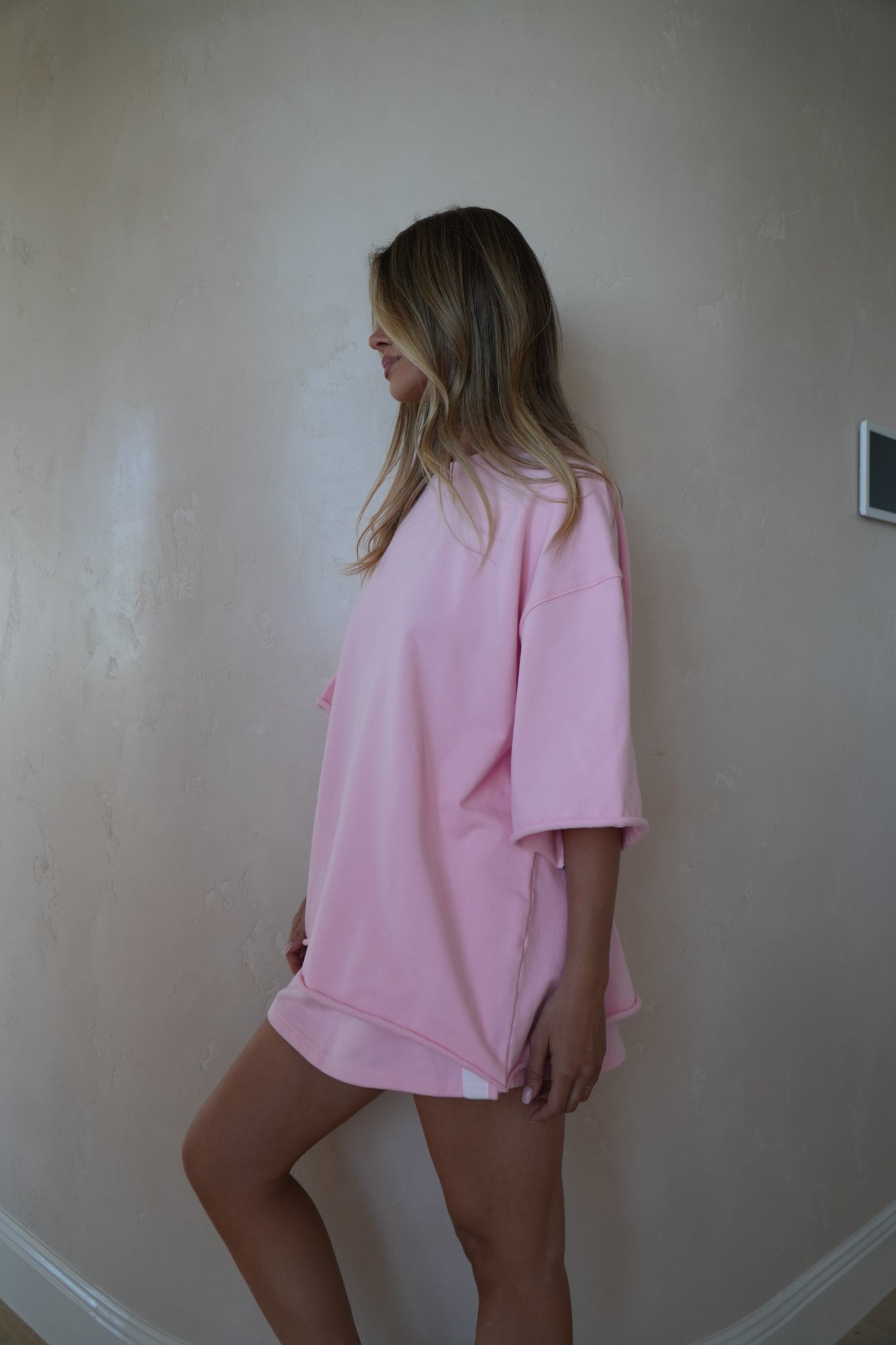 Mason Tee - Pink (New Sizing)