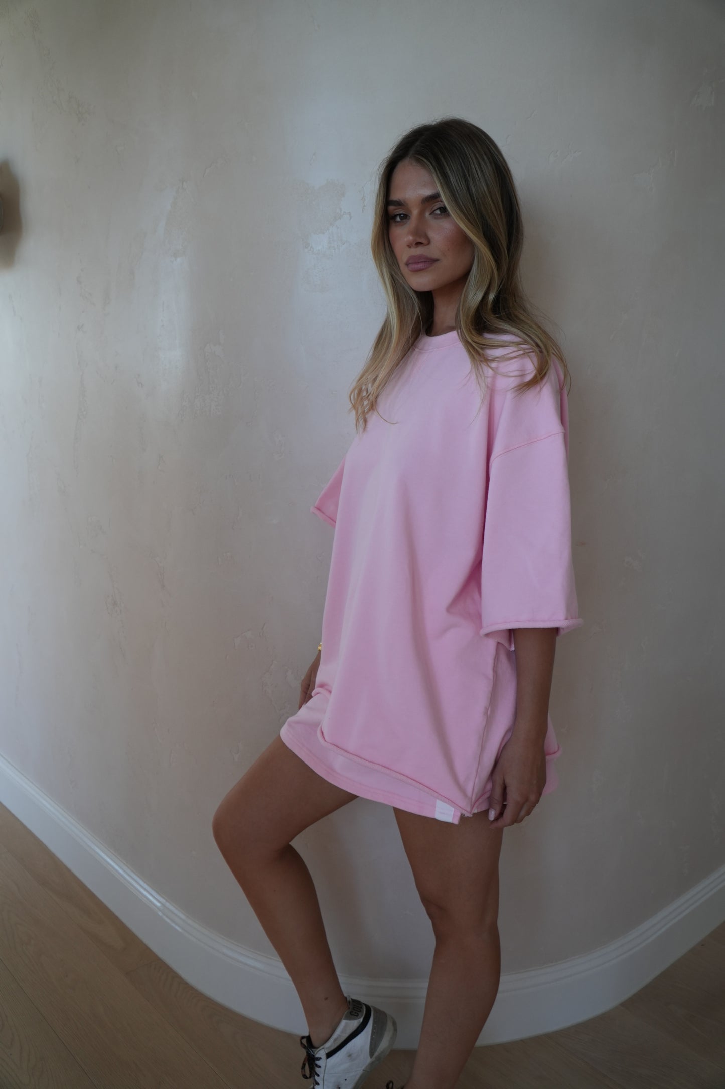 Mason Tee - Pink (New Sizing)