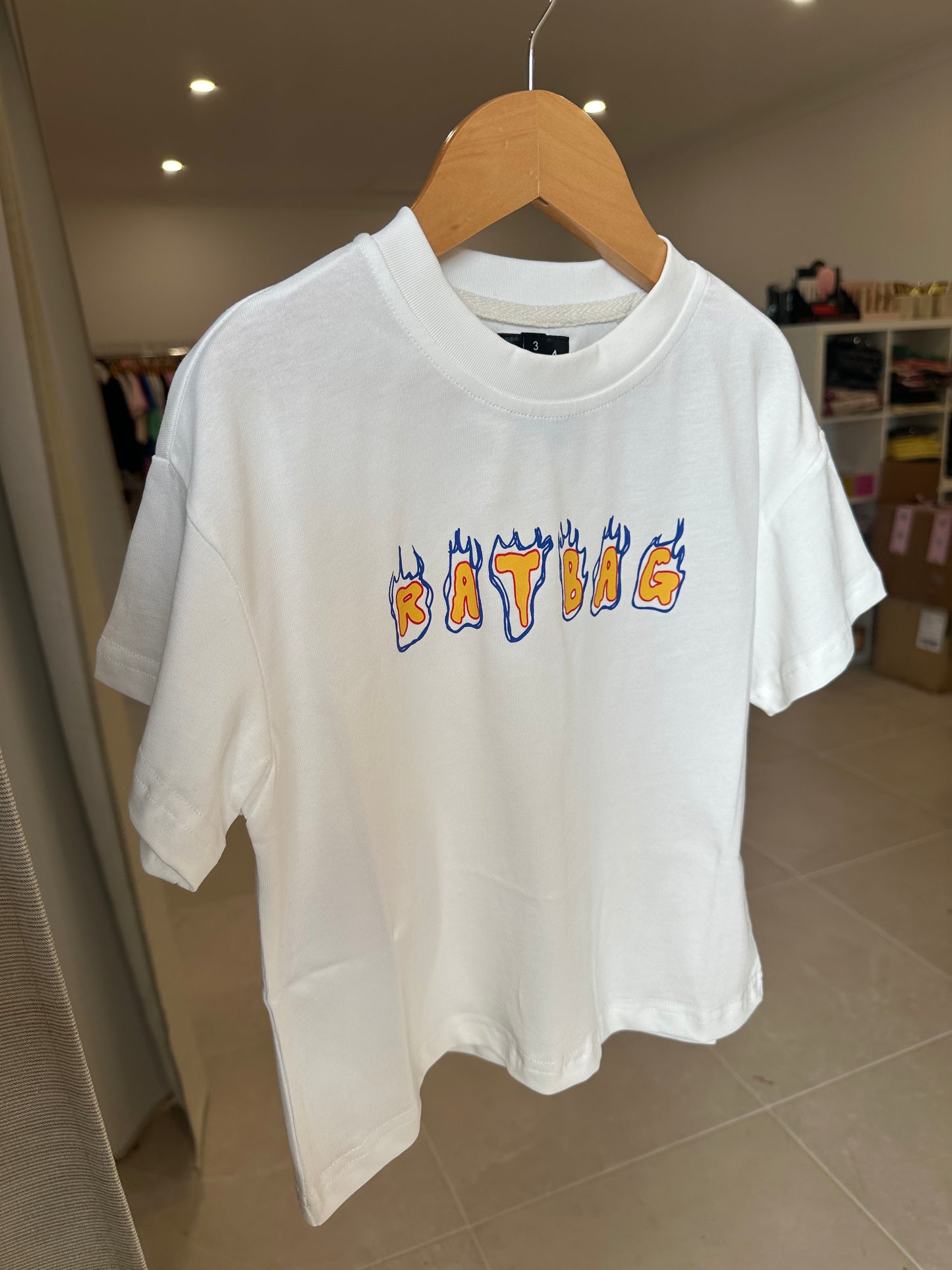 Ratbag Kids Tee - White