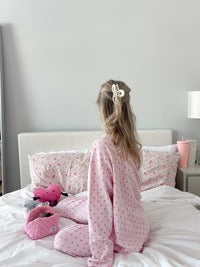 Hearts Long Sleeve Pajama Top