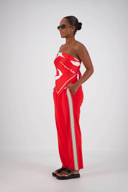Panarea Trackpant - Red