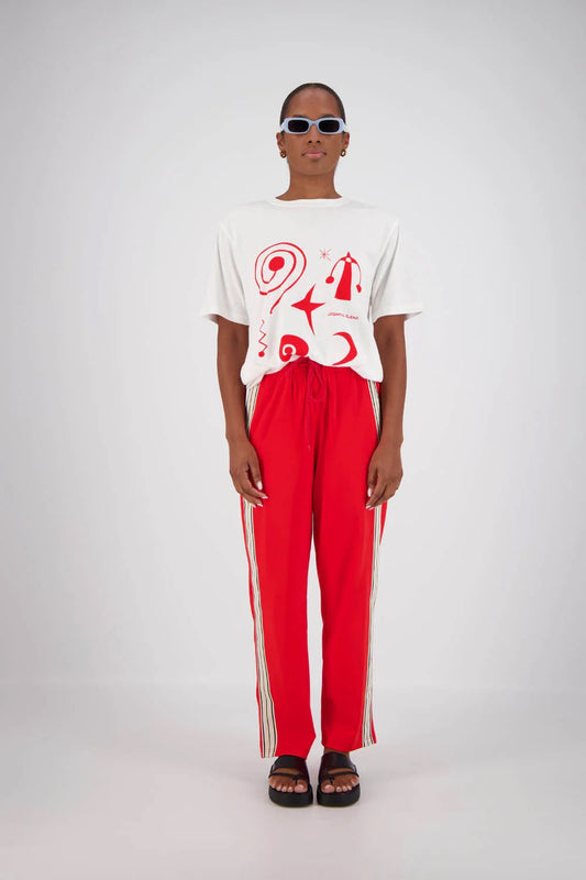 Panarea Trackpant - Red