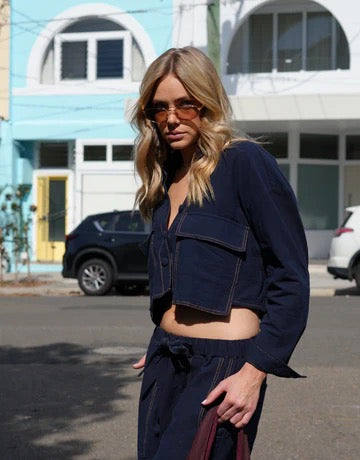 Bobbi Shirt - Midnight Blue