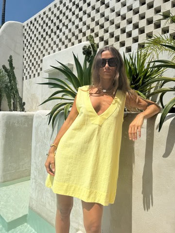 Banks Shift Dress - Yellow