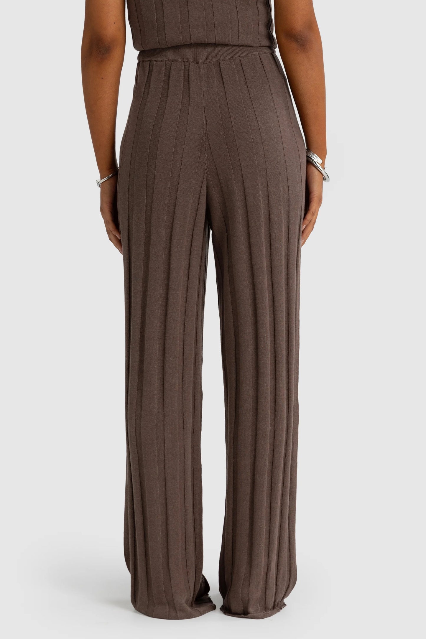 Amara Knit Pants - Espresso