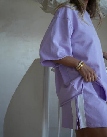 Mason Tee - Lilac (New Sizing)