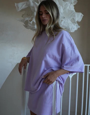 Mason Tee - Lilac (New Sizing)