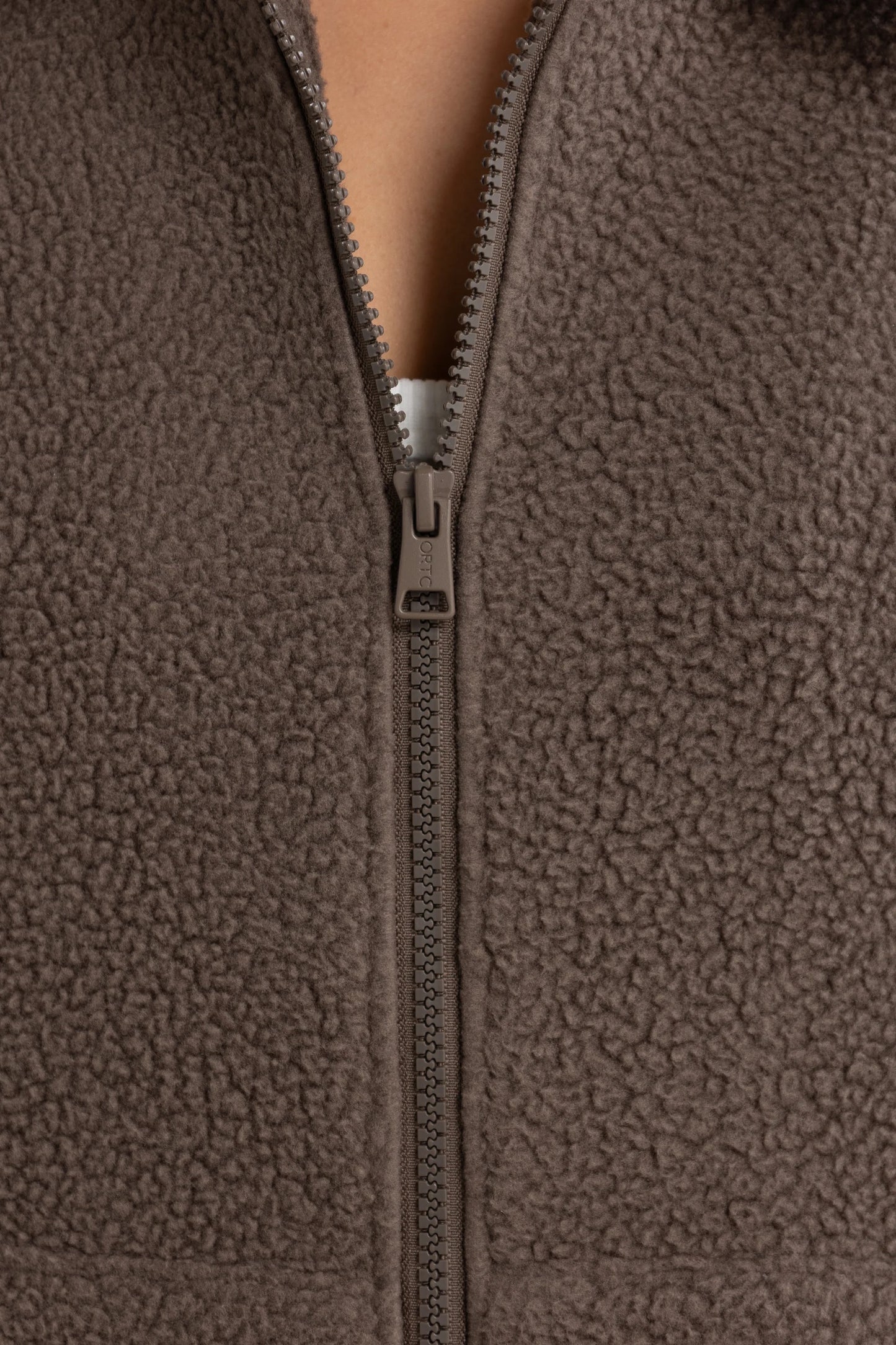 Georgia Sherpa Jacket - Espresso