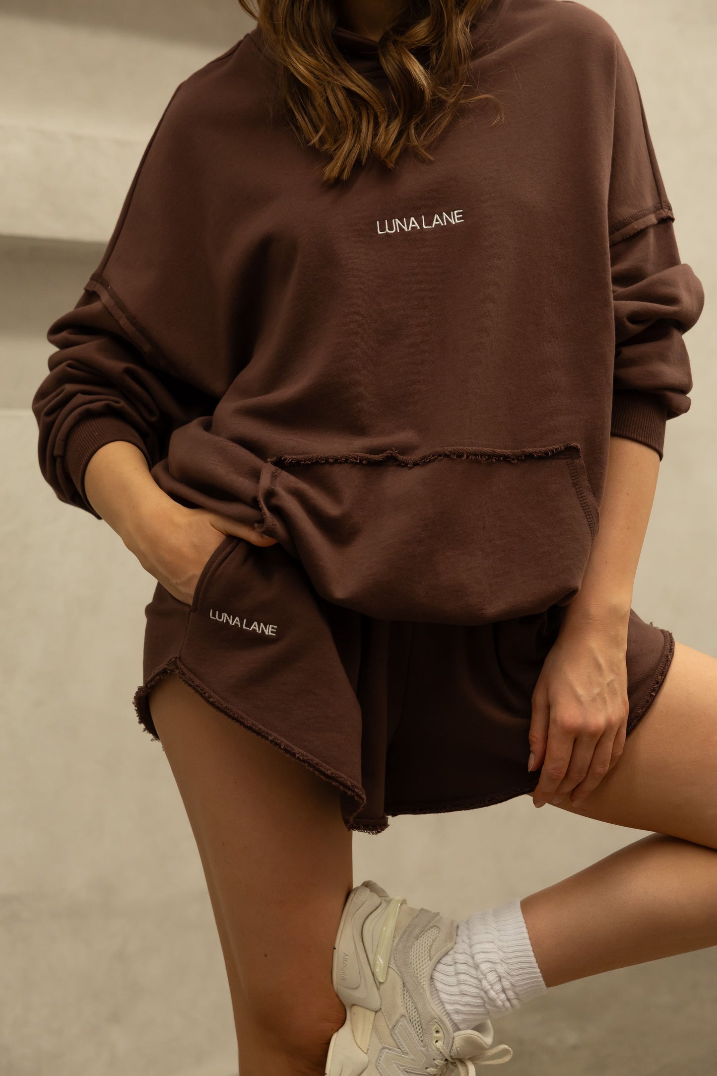 The Minty Hoodie - Chocolate