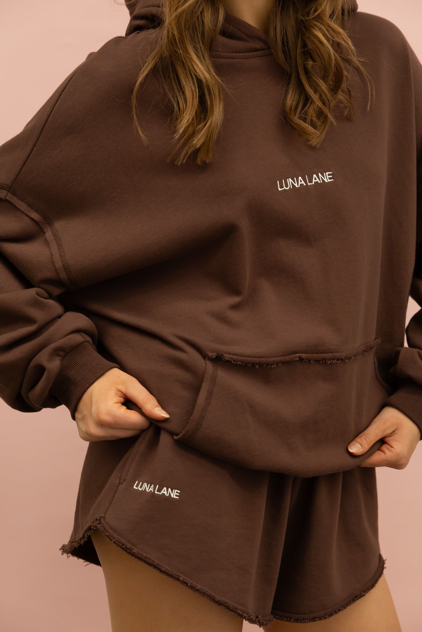 The Minty Hoodie - Chocolate