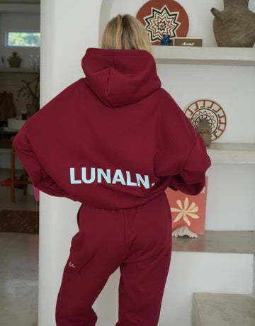 The Club Hoodie - Cherry