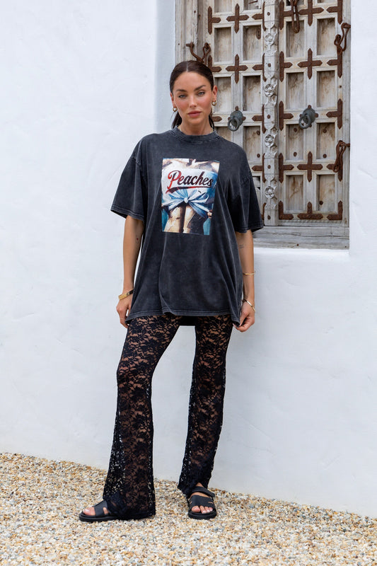Dolce Lace Pants - Black