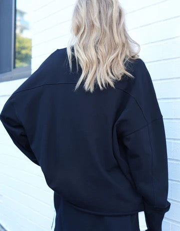 Max Crewneck - Black