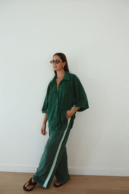 Lucky Day Terry Pant - Jade