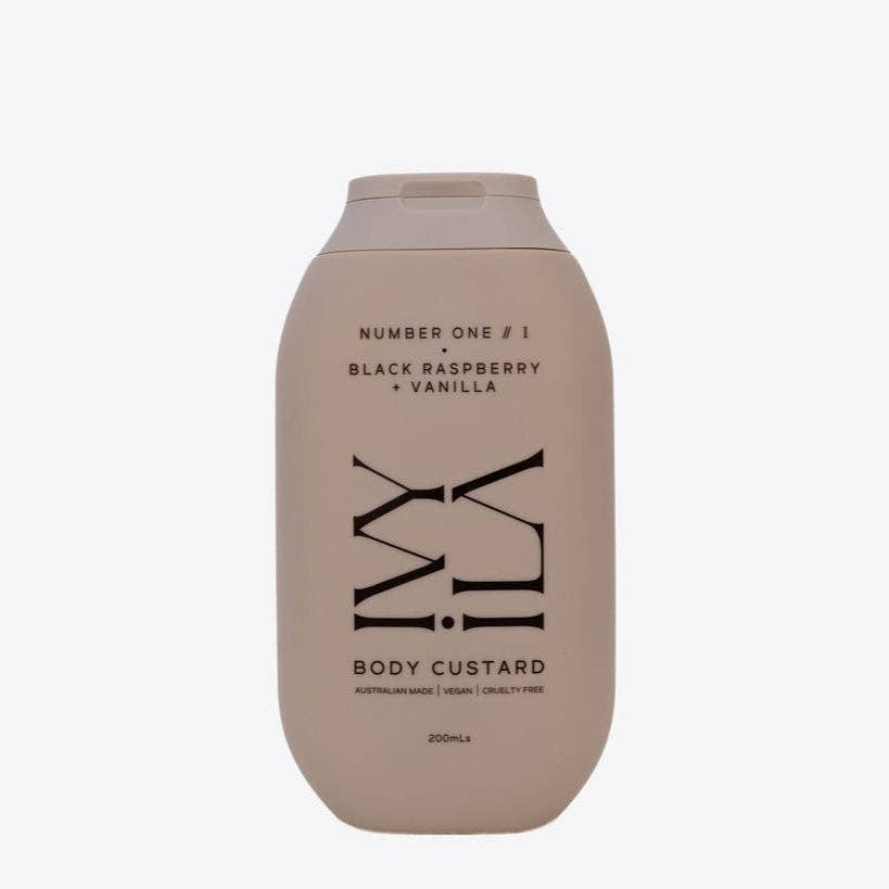 Black Raspberry & Vanilla Body Custard 200g