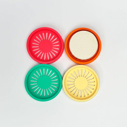 Silicone Shower Steamer Tray / Holder: Turquoise