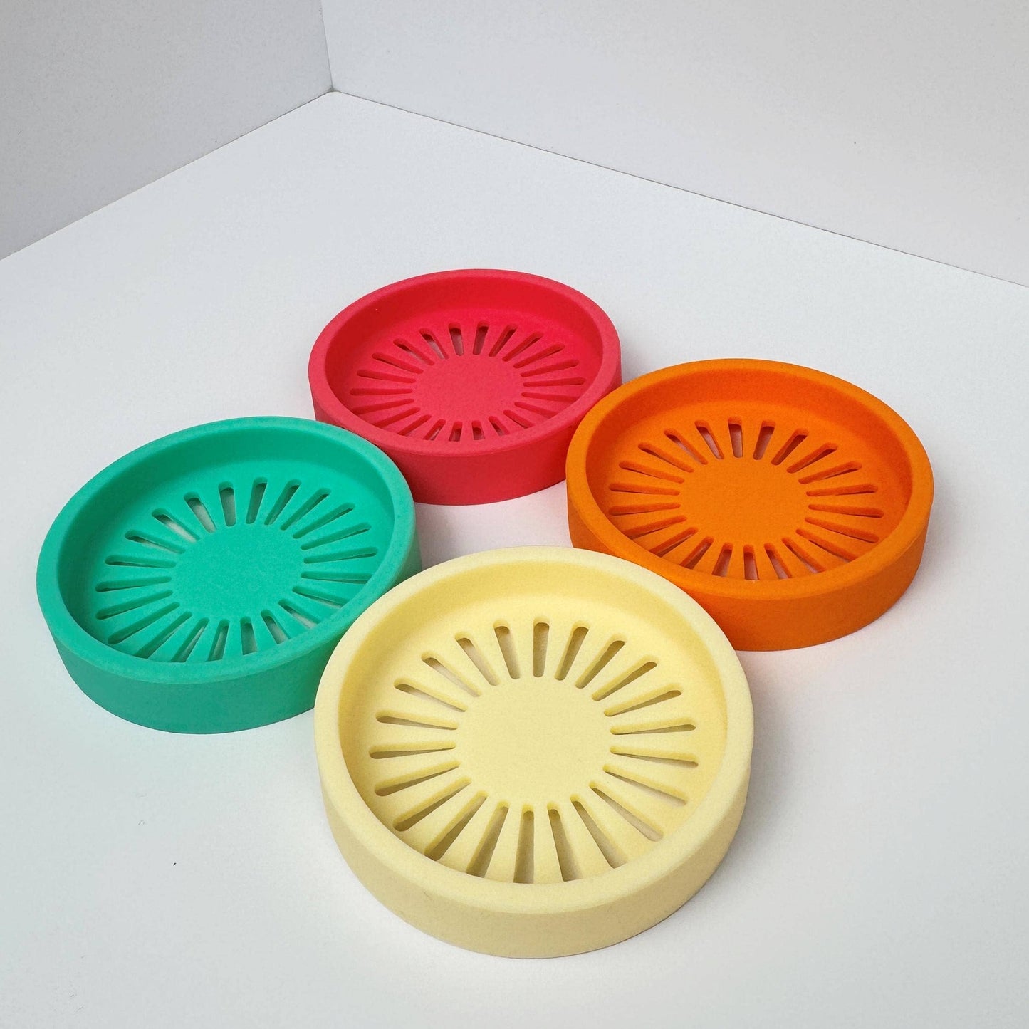 Silicone Shower Steamer Tray / Holder: Turquoise