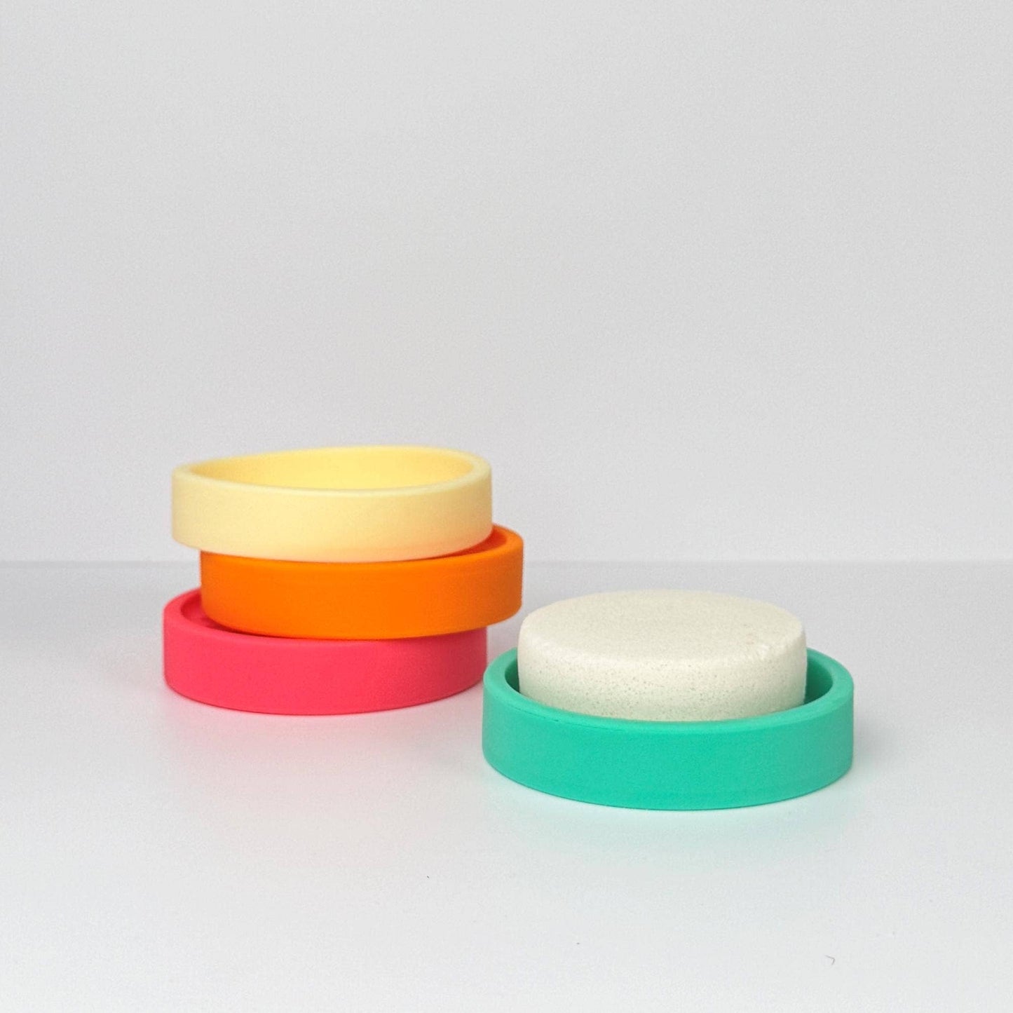 Silicone Shower Steamer Tray / Holder: Turquoise