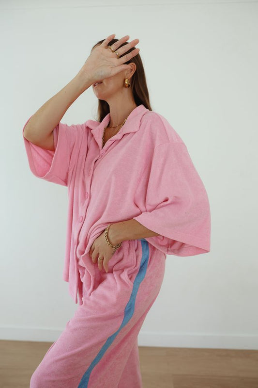 Lucky Day Terry Shirt - Pink